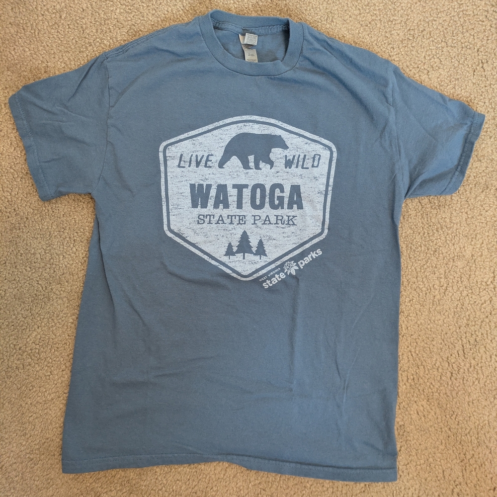 Gildan Blue Watoga State Park Tee From WV State Parks